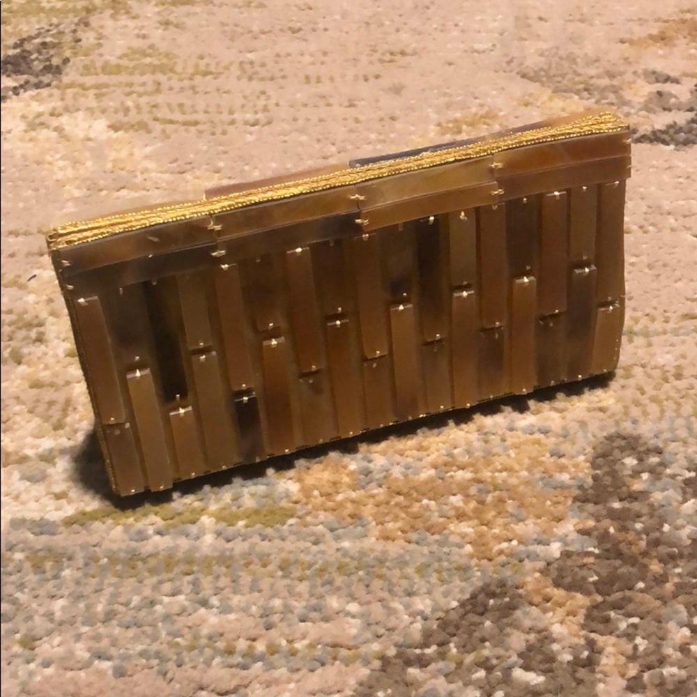 Unique Gold Hand Purse or Clutch
